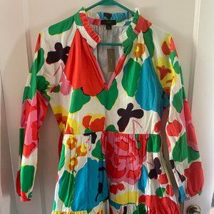 NWT JCrew Dress in Ratti® jardin floral